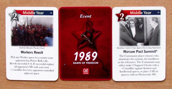 Board game review: 1989: Dawn of Freedom - cards Board game review: 1989: Dawn of Freedom - cards