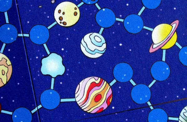 AstroNuts - detail herního plánu
