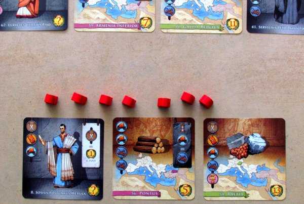 Board game review: Augustus - game is ready Board game review: Augustus - game is ready