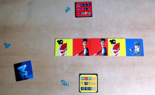 Board game review: Blue Lion - game in progress Board game review: Blue Lion - game in progress