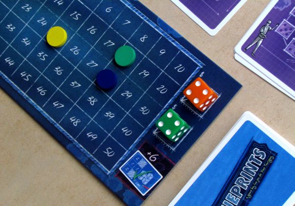 Board game review: Blueprints - game in progress Board game review: Blueprints - game in progress