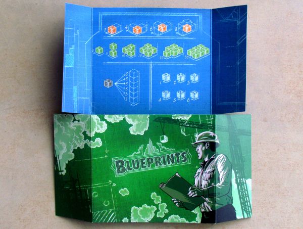 Board game review: Blueprints - player screens Board game review: Blueprints - player screens
