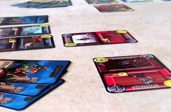 Board game review: Brawling Barons - game in progress Board game review: Brawling Barons - game in progress