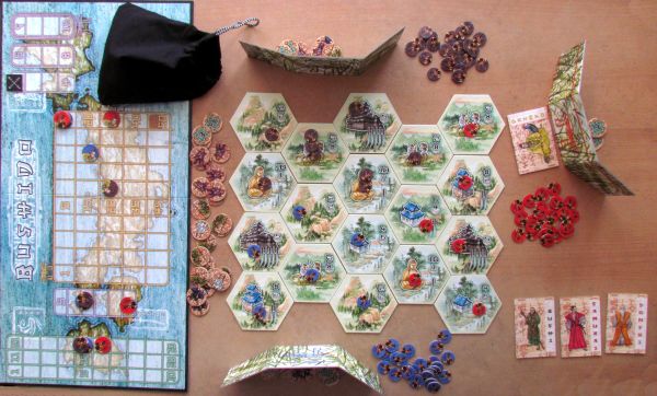 Board game review: Bushido: Der Weg des Kriegers - game is ready Board game review: Bushido: Der Weg des Kriegers - game is ready