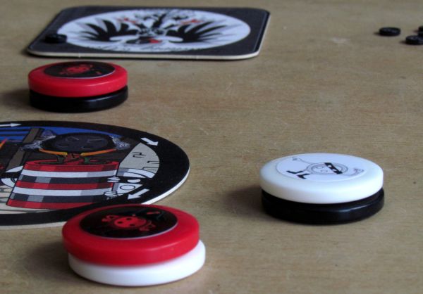 Board game review: Button Up! - game in progress Board game review: Button Up! - game in progress