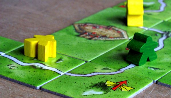 Carcassonne Mini 1-3 - rozehraná hra