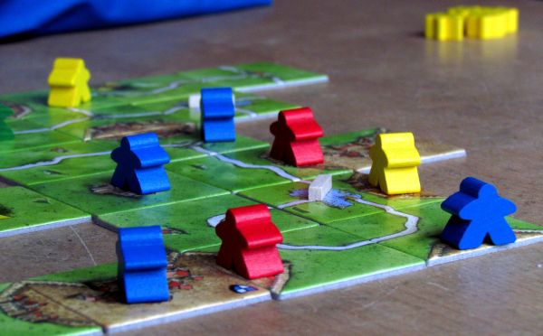 Carcassonne Mini 1-3 - rozehraná hra