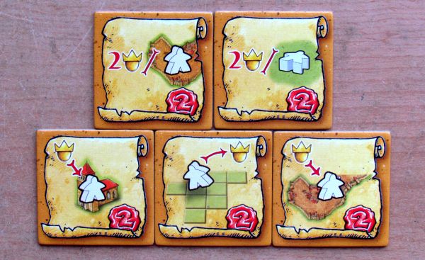 Carcassonne Mini 1-3 - kartičky