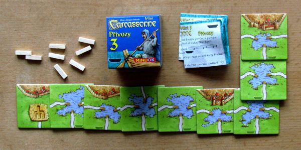 Carcassonne Mini 1-3 - balení Přívozy