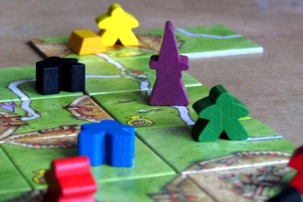 Carcassonne Mini - rozehraná hra