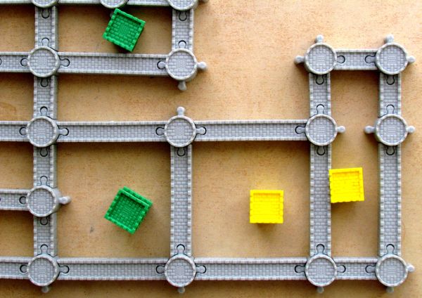 Board game review: Castellan - game in progress Board game review: Castellan - game in progress