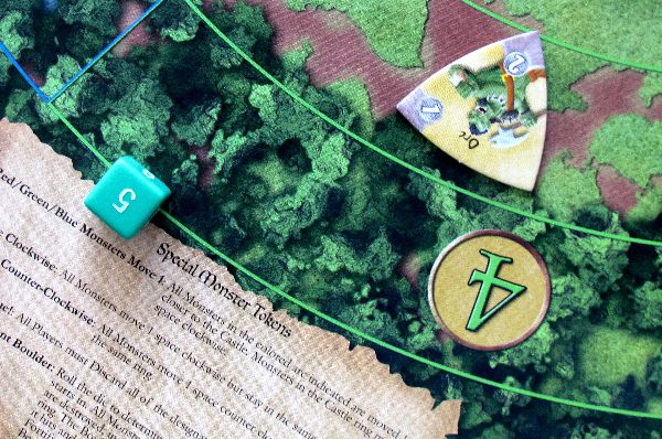 Board game review: Castle Panic - game in progress Board game review: Castle Panic - game in progress