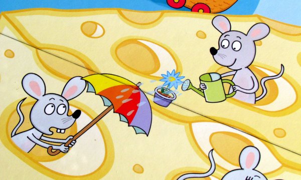 Chytré myšičky - detail herního plánu