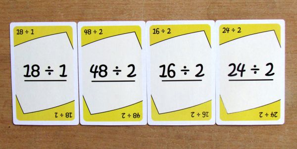 Číslohrátky - karty