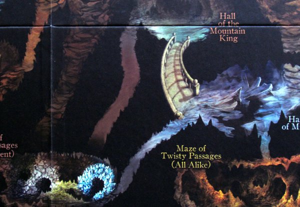 Board game review: Colossal Cave - board detail Board game review: Colossal Cave - board detail
