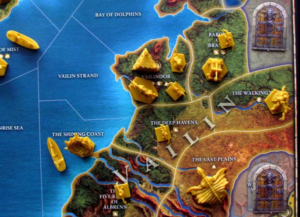 Dungeons & Dragons: Conquest of Nerath - připravená hra