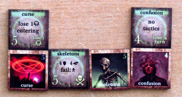Board game review: Darkest Night - tokens Board game review: Darkest Night - tokens