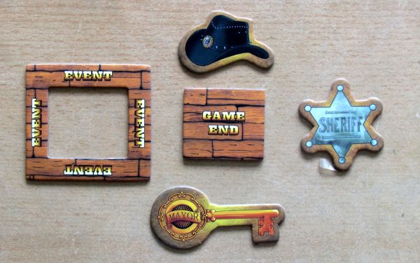 Board game review: Dark Horse - tokens Board game review: Dark Horse - tokens