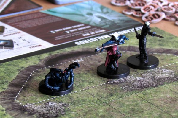 Dungeon Command: Sting of Lolth vs Heart of Cormyr - připravená hra