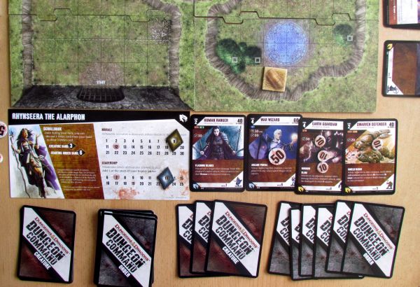 Board game review: Dungeon Command: Heart of Cormyr, Sting of Lolth - game in progress Board game review: Dungeon Command: Heart of Cormyr, Sting of Lolth - game in progress