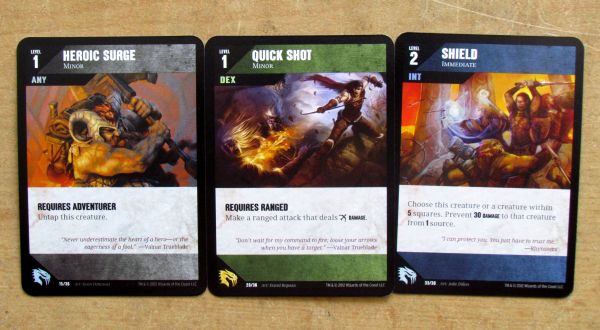 Board game review: Dungeon Command: Heart of Cormyr, Sting of Lolth - cards Board game review: Dungeon Command: Heart of Cormyr, Sting of Lolth - cards