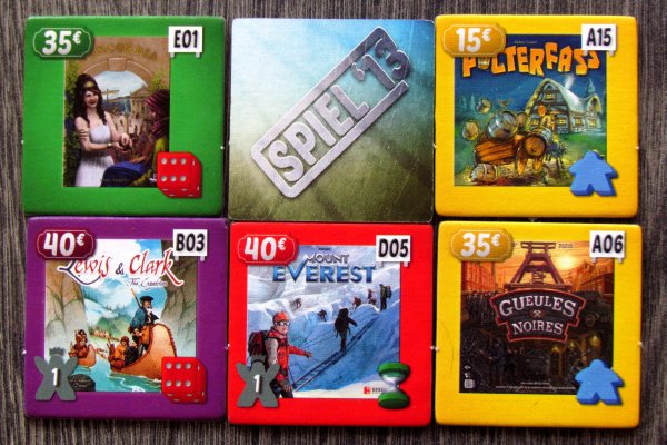 ESSEN The Game: Spiel 13 - dílky