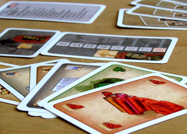 Florenza: The Card Game - připravená hra