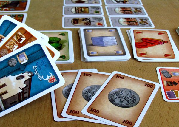 Florenza: The Card Game - připravená hra