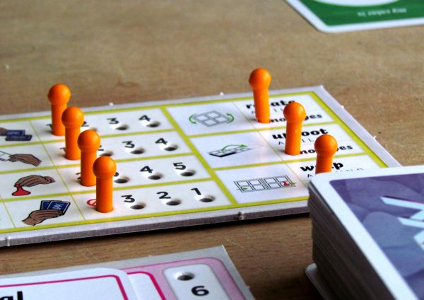 Fluxx: The Board Game - připravená hra