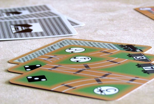 Board game review: FrachtExpress - game in progress Board game review: FrachtExpress - game in progress