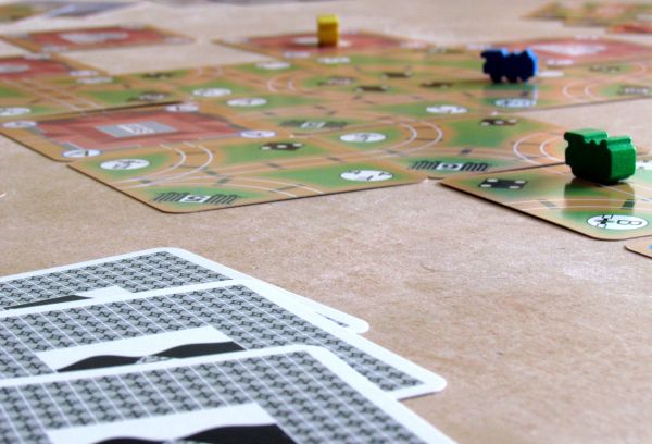 Board game review: FrachtExpress - game in progress Board game review: FrachtExpress - game in progress