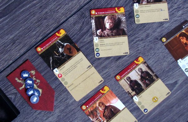 A Game of Thrones: Card Game HBO - rozehraná hra