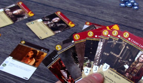 A Game of Thrones: Card Game HBO - rozehraná hra