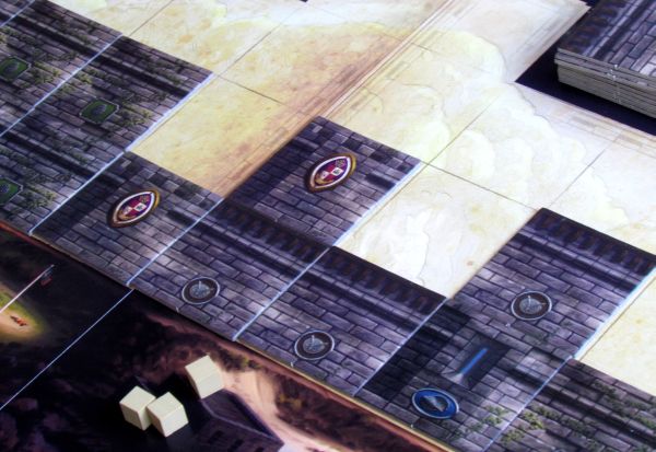 Board game review: Island Fortress - game in progress Board game review: Island Fortress - game in progress