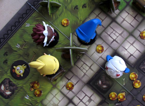 Board game review: Krosmaster Arena - game in progress Board game review: Krosmaster Arena - game in progress
