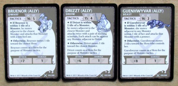 Board game review: Legend of Drizzt - cards Board game review: Legend of Drizzt - cards