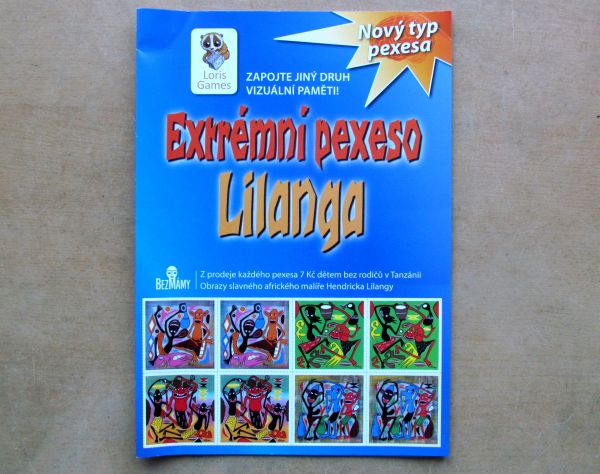 Extrémní pexeso Lilanga - balení