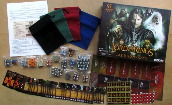 Lord of the Rings Dice Building Game - balení