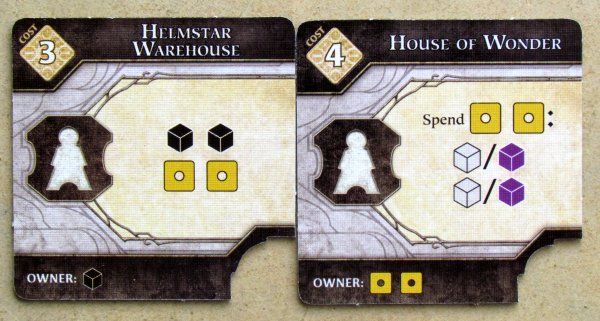 Board game review: Lords of Waterdeep - tokens Board game review: Lords of Waterdeep - tokens