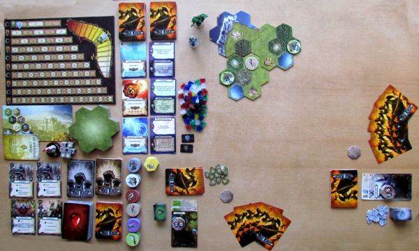 Mage Knight: Desková hra - připravená hra