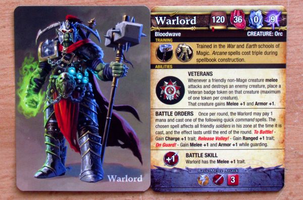 Mage Wars: Forcemaster vs Warlord - karty