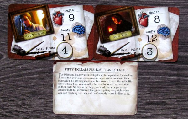 Board game review: Mansions of Madness - cards Board game review: Mansions of Madness - cards
