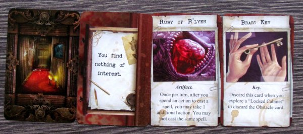 Board game review: Mansions of Madness - cards Board game review: Mansions of Madness - cards
