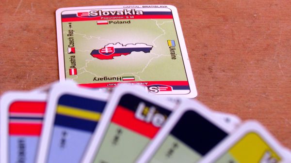 Mapominoes: Europe - připravená hra