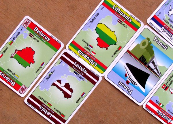 Mapominoes: Europe - rozehraná hra