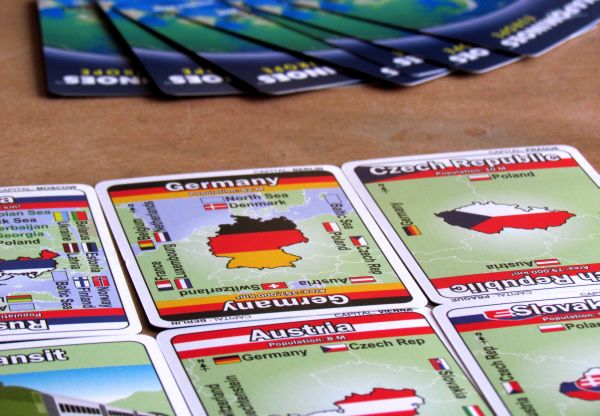 Mapominoes: Europe - rozehraná hra