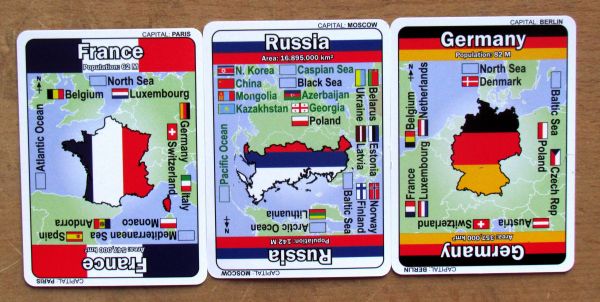 Mapominoes: Europe - karty