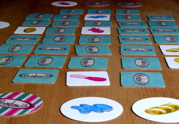 Board game review: Marc Andre's Bonbons - game in progress Board game review: Marc Andre's Bonbons - game in progress