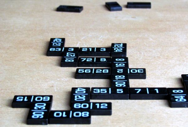 Mathable Domino - rozehraná hra