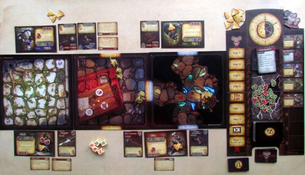 Mice and Mystics - rozehraná hra